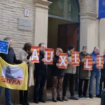 Manifestación STEPA sede de Justicia Aragón