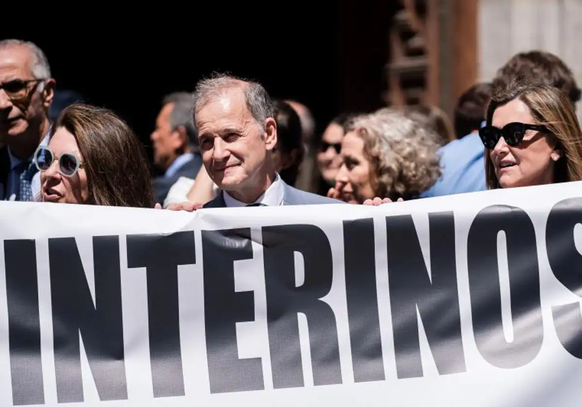 manifestación de interinos