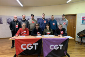 Integrantes CGT Lleida