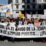 Manifestación de INterinos